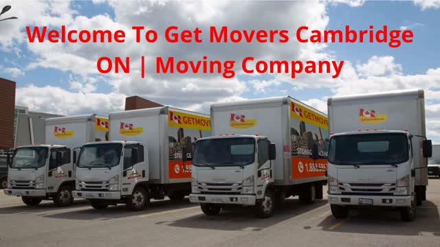 Get Movers | Moving Company in Cambridge, ON