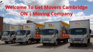 Get Movers | Moving Company in Cambridge, ON