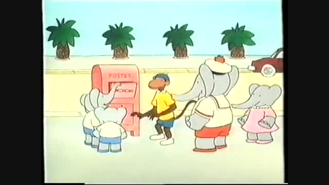 Tecknat Barn Svenska:Babar och Jultomten (1986) VHSRIPPEN (Svenska) Hela Filmen