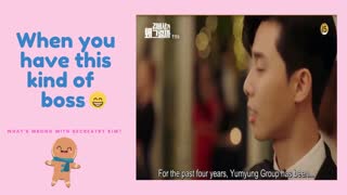 When you have this kind of boss | What's wrong with secretary kim?