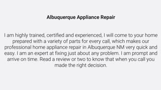 Mr. Eds : #1 Appliance Repair in Albuquerque, NM