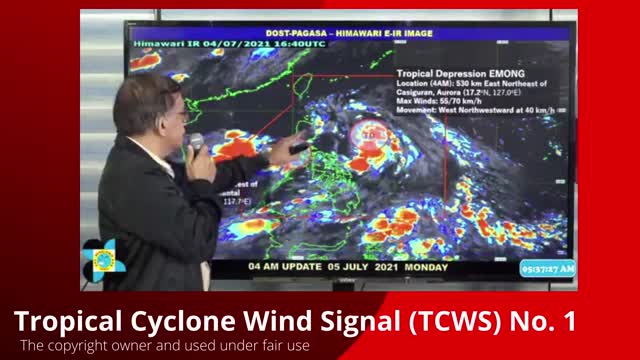 DOST PAGASA UPDATE JULY 5, 2021