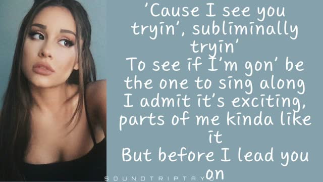 Ariana Grande - Motive (Lyrics)
