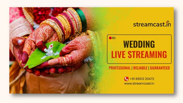 Wedding & Events Live Streaming Bangalore - Streamcast.in