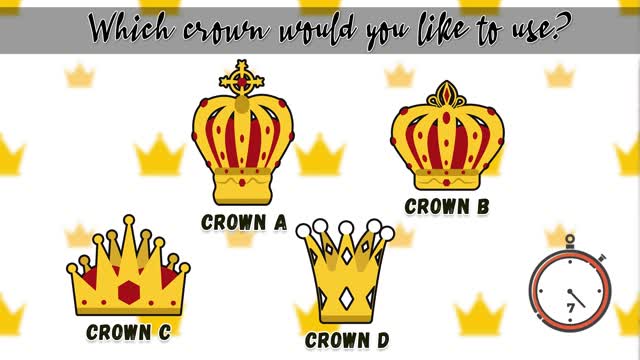 Which crown would you like to use?