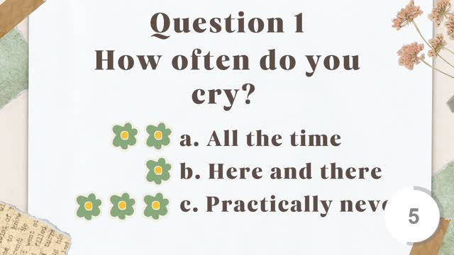 What is your strongest emotion?