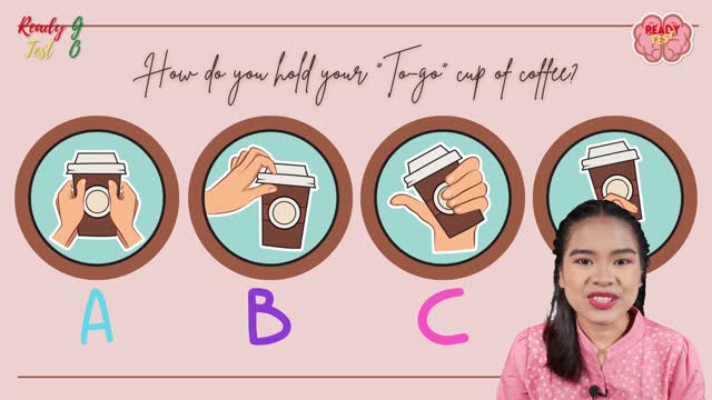 How do you usually hold your to-go coffee?