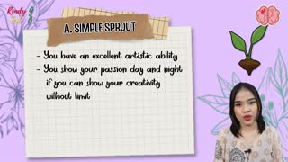 Which sprout will grow into a big and beautiful tree?