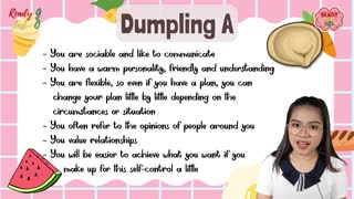 Which dumpling would you like to eat?