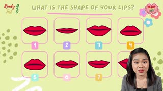 What does your lip shape says about you?