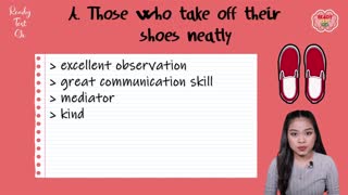 How do you usually take off your shoes?