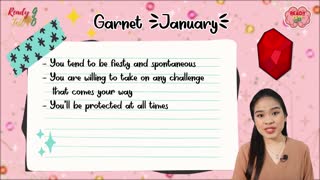 What is your birthstone?