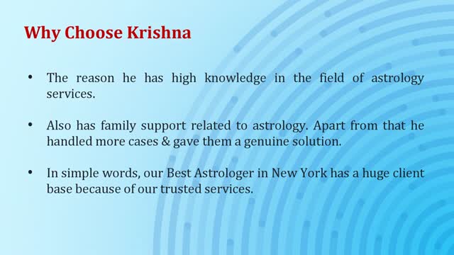 Best Astrologer in New York, USA Krishnaastrologer.com