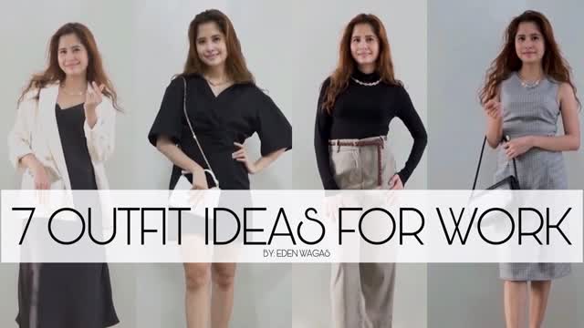 1 Week Outfit Ideas for Work | Eden's Lookbook 에덴의 오피스 룩북 in 필리핀