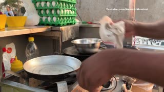 India's Fluffiest Omelet (Indian Street Fo