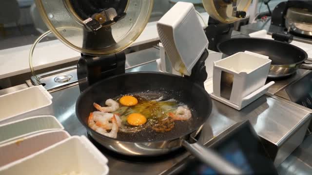 Self Cooking Egg Fried Rice Machine