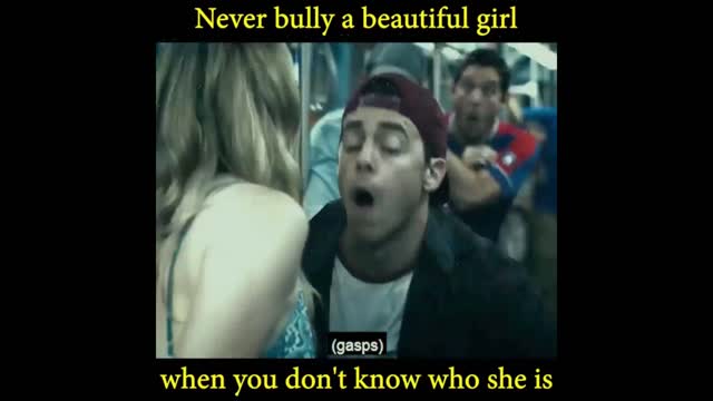 NEVER BULLY A BEAUTIFUL GIRL