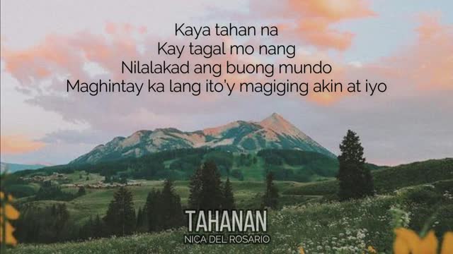 Tahanan | Nica Del Rosario