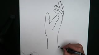 ONE LINE ART CHALLENGE *one continuous line for 30 minutes*