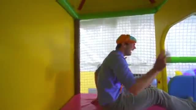 Learning With Blippi At An Indoor Playground For Kids | Educational Videos For Toddlers | Part 1