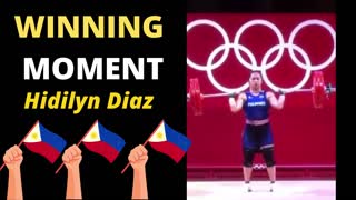 WINNING MOMENT HIDILYN DIAZ