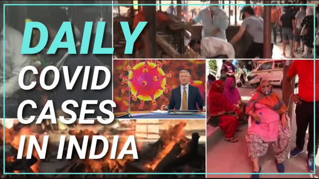 DW News: India's hospitals swamped as daily COVID cases approach 380,000