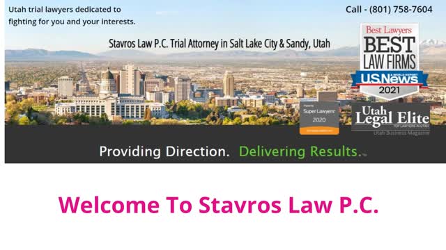 Stavros Law P.C. - Sexual Harassment Attorney in Sandy, Utah | (801) 758-7604