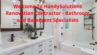 HandySolutions Renovation Contractor : Professional Bathroom Contractor In Toronto, ON